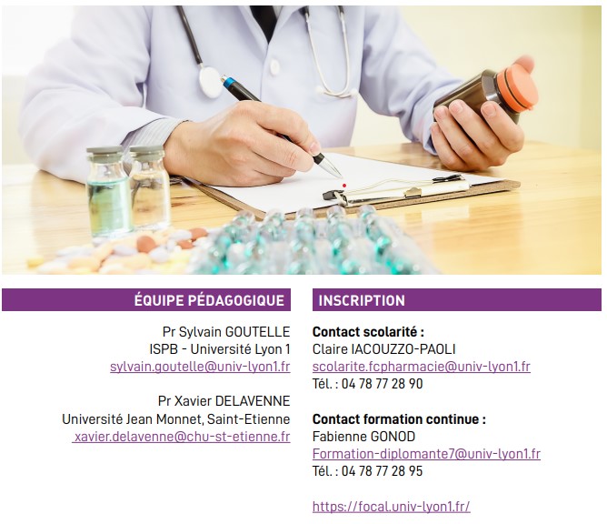 DIU Suivi Thérapeutique Pharma 2023